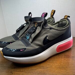 EUC Nike Air Max DIA Winter Sneakers Running Shoes, Olive, Womens sz 10.5